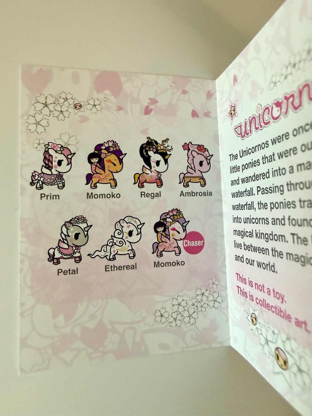 Tokidoki REGAL Cherry Blossom Series 2 Unicorno Vinyl NWB Open Blindbox - Picture 6 of 7